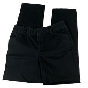 American Living | Black Classic Slim Leg Cotton Pants Womens 12